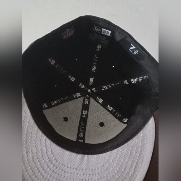 Men's New Orleans Saints New Era Fitted Hat Size 7 3/8 - Picture 5 of 6